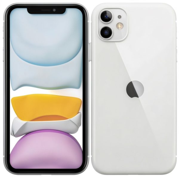 Apple iPhone 11 Unlocked 128GB White iOS 15 A13 Bionic-1