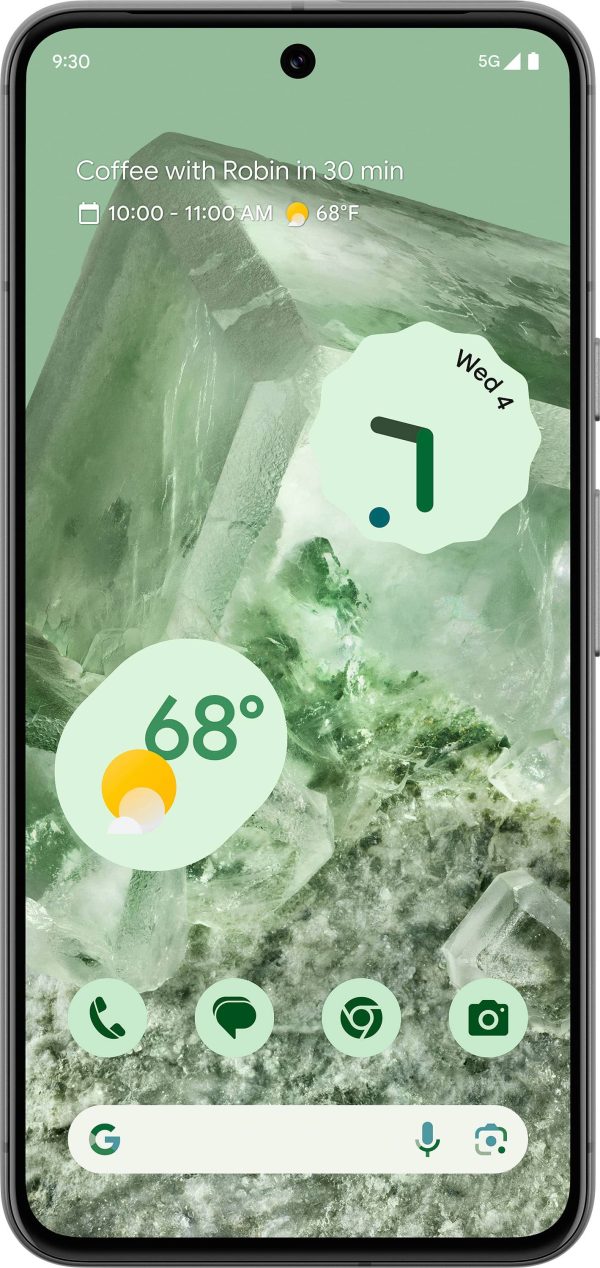 Google Pixel 8 Unlocked Smartphone Hazel Obsidian AI Camera-4