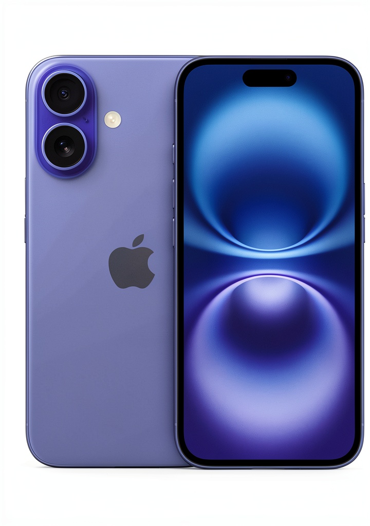 Installing Apple iPhone 16 128GB 5G Smartphone Ultramarine Unlocked on a wooden desk