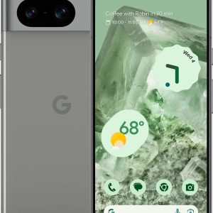 Google Pixel 8 Unlocked Smartphone Hazel Obsidian AI Camera-0