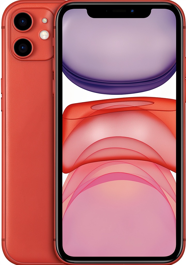 Apple iPhone 11 displaying home screen with apps