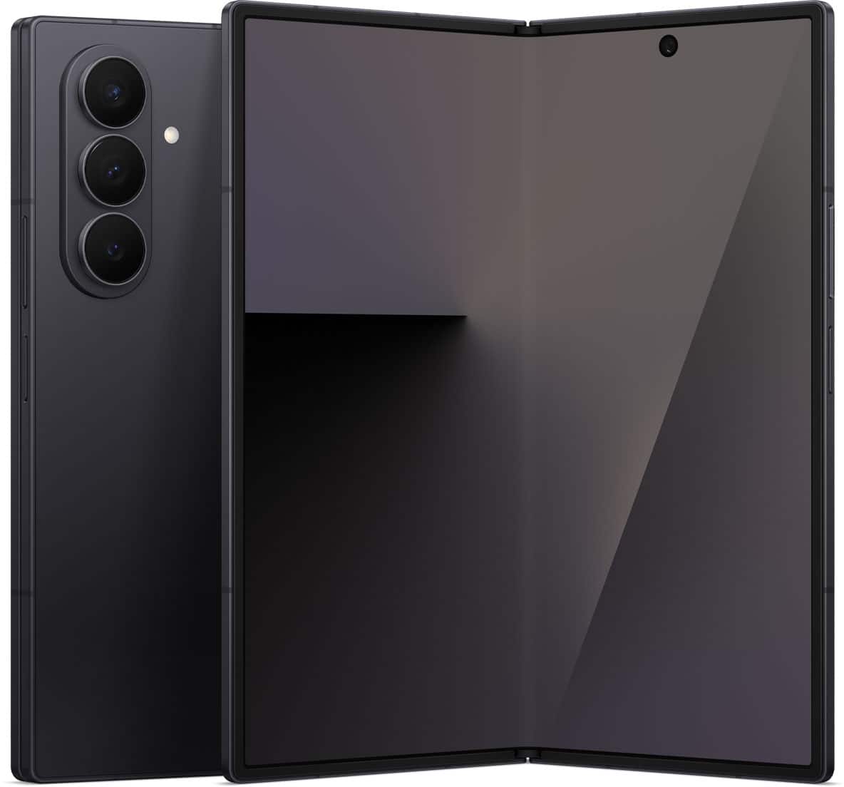 Samsung Galaxy Z Fold7 unfolded on a table showing large screen
