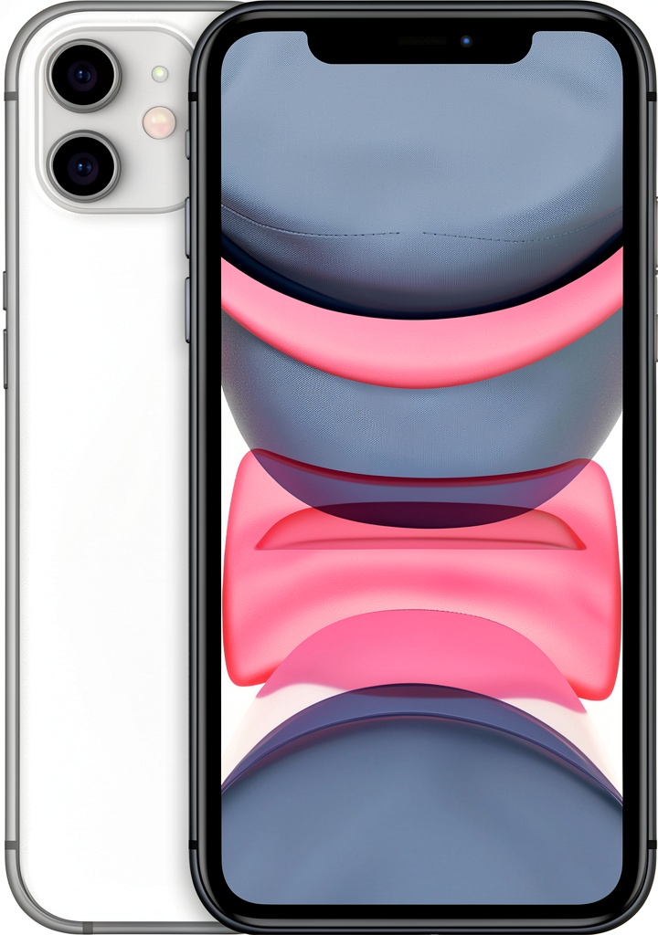 Installing unlocked iPhone 11 64GB on a wooden desk