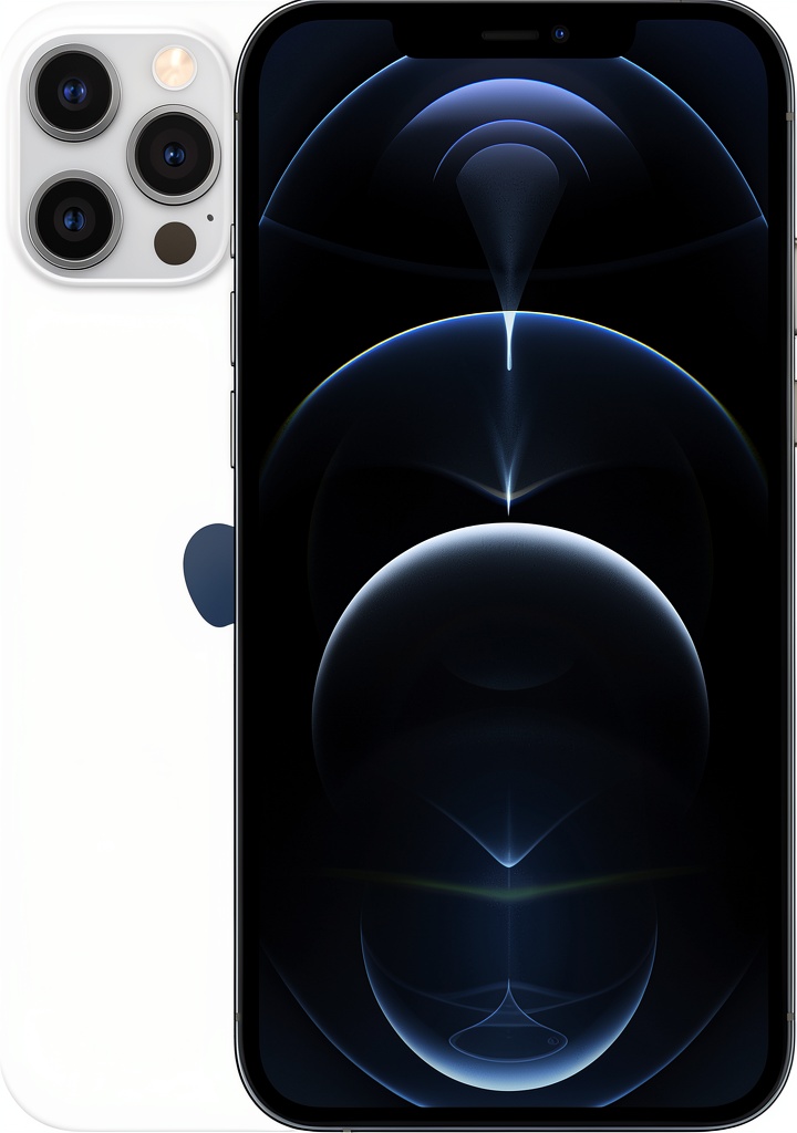 iPhone 12 Pro Max in a coffee shop setting