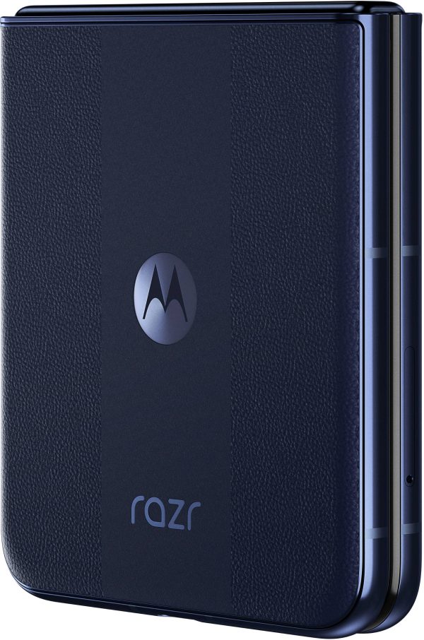 Motorola Razr+ 2024 Flip Smartphone 256GB Midnight Blue Vegan Leather-17