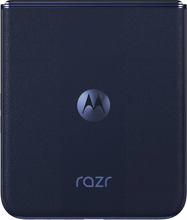 Motorola Razr+ 2024 Flip Smartphone 256GB Midnight Blue Vegan Leather-4