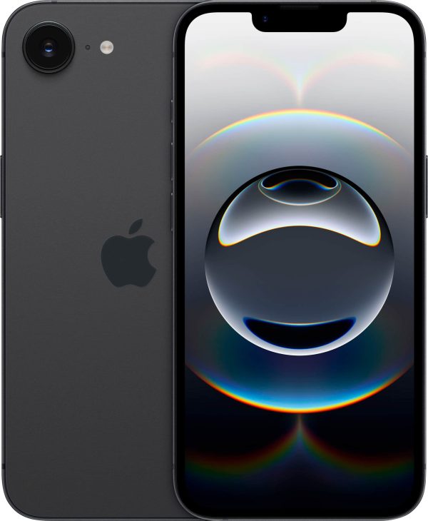 Apple iPhone 16e 128GB Black – A18 Chip, 6.1‑Inch OLED, 48MP Camera-0