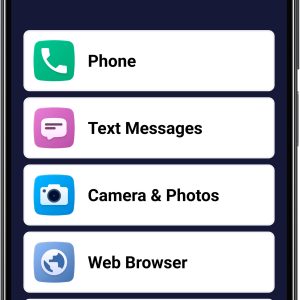 Jitterbug Smart4 Smartphone for Seniors Black with Urgent Response-0