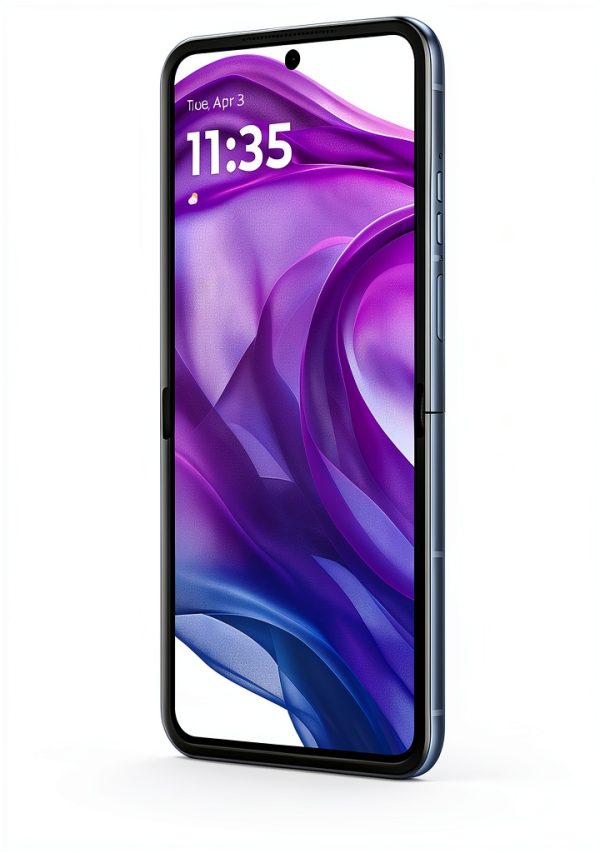 Motorola Razr+ 2024 Flip Smartphone 256GB Midnight Blue Vegan Leather-19