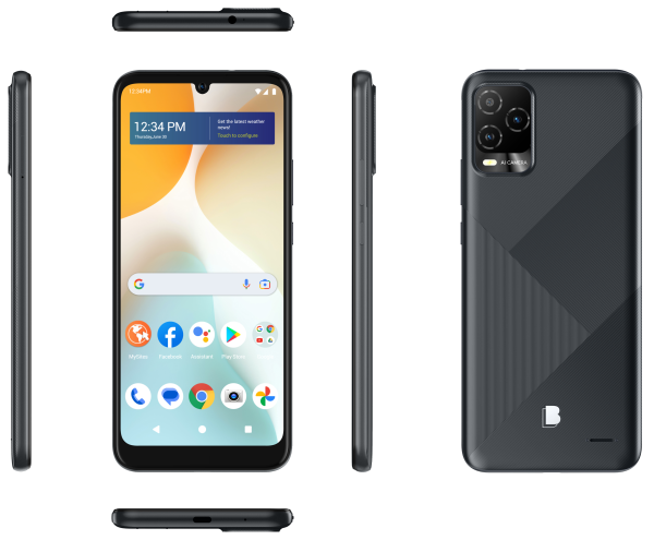 Lively BLU View 5 PRO 64GB Prepaid Smartphone Black-7