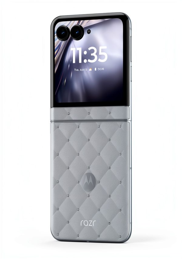 Motorola - razr 2025 256GB with bud loops - PANTONE Ice Melt (Unlocked)-11