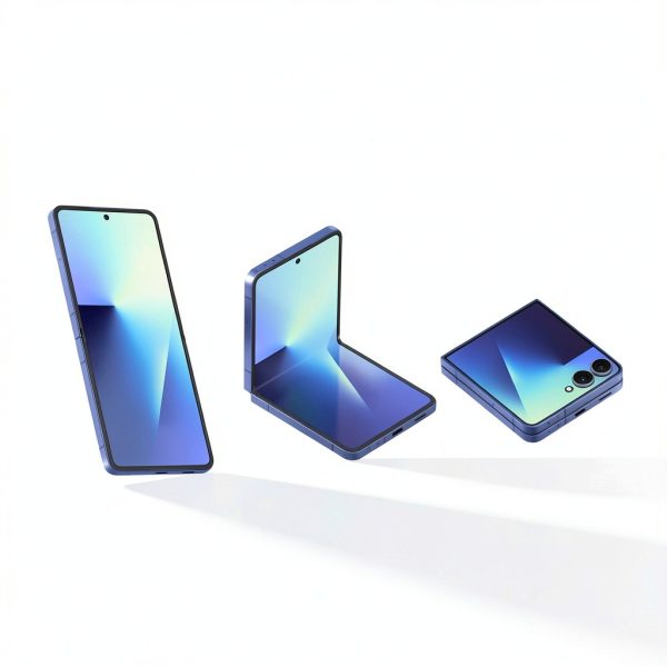 Samsung - Galaxy Z Flip7 256GB - Blue Shadow (Verizon)-1