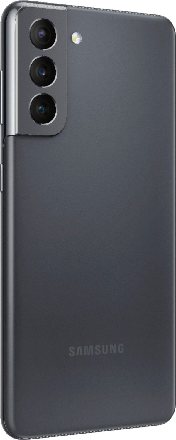 Samsung - Pre-Owned Excellent Galaxy S21 5G 128GB (Unlocked) - Phantom Gray-4