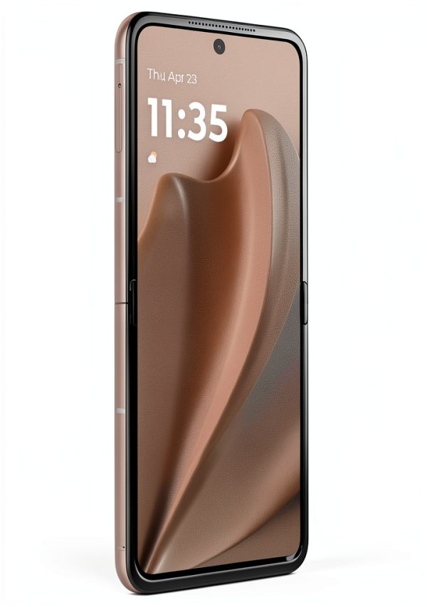 Motorola razr Plus 2025 Unlocked 256GB PANTONE Mocha Mousse Flip Phone-10