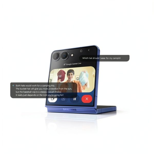 Samsung - Galaxy Z Flip7 256GB - Blue Shadow (Verizon)-4