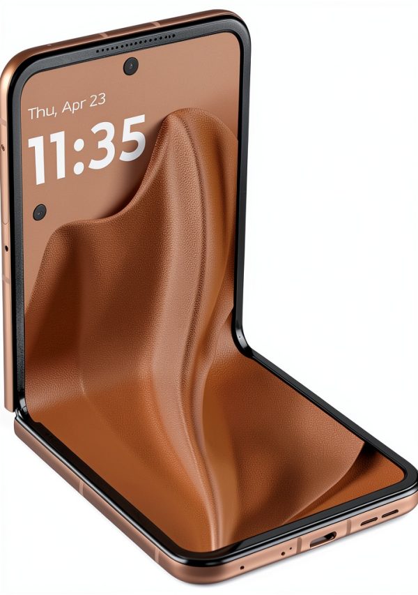 Motorola razr Plus 2025 Unlocked 256GB PANTONE Mocha Mousse Flip Phone-5