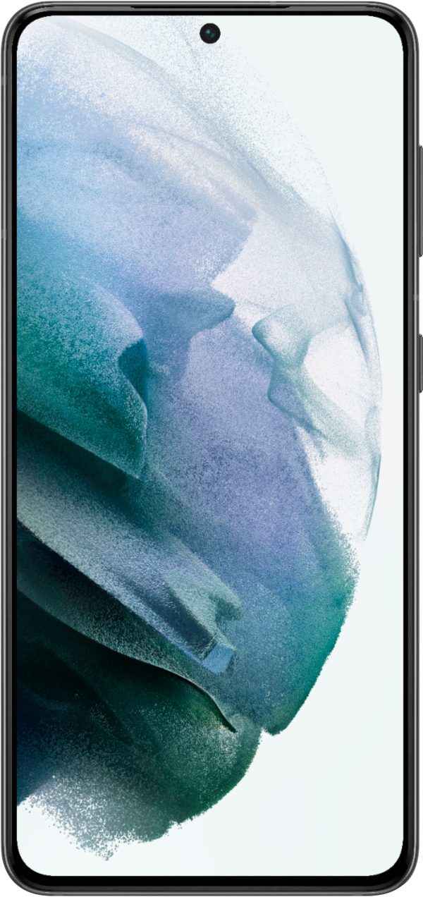 Samsung - Pre-Owned Excellent Galaxy S21 5G 128GB (Unlocked) - Phantom Gray-1