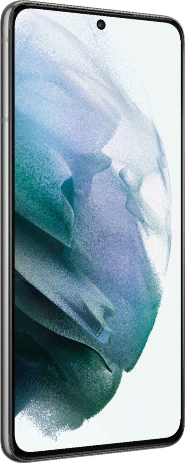 Samsung - Pre-Owned Excellent Galaxy S21 5G 128GB (Unlocked) - Phantom Gray-3