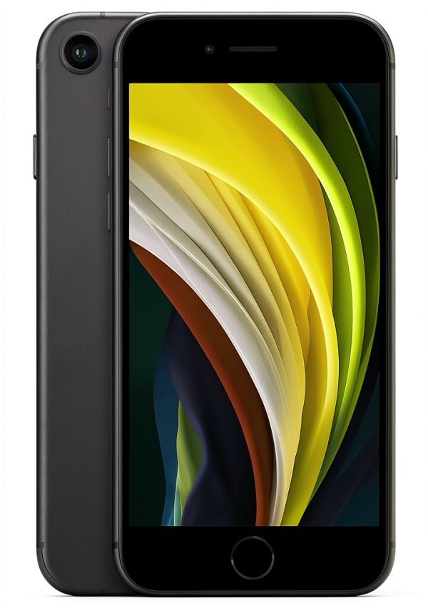 Apple - Pre-Owned Excellent iPhone SE (2020) 128GB (Unlocked) - Black-0