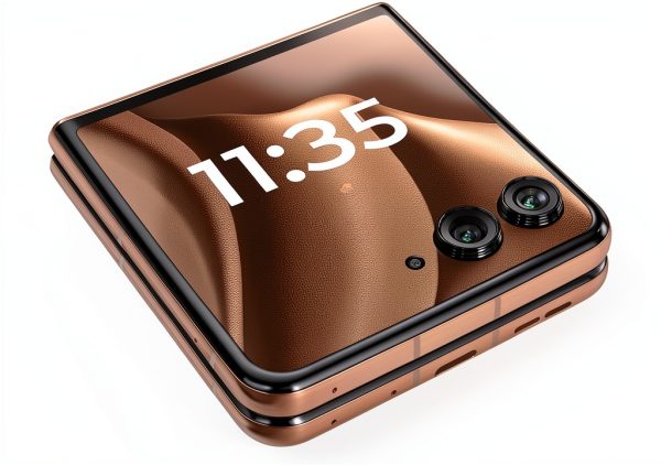 Motorola razr Plus 2025 Unlocked 256GB PANTONE Mocha Mousse Flip Phone-6