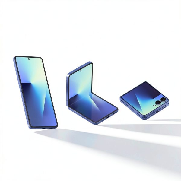 Samsung - Galaxy Z Flip7 512GB - Blue Shadow (Verizon)-1