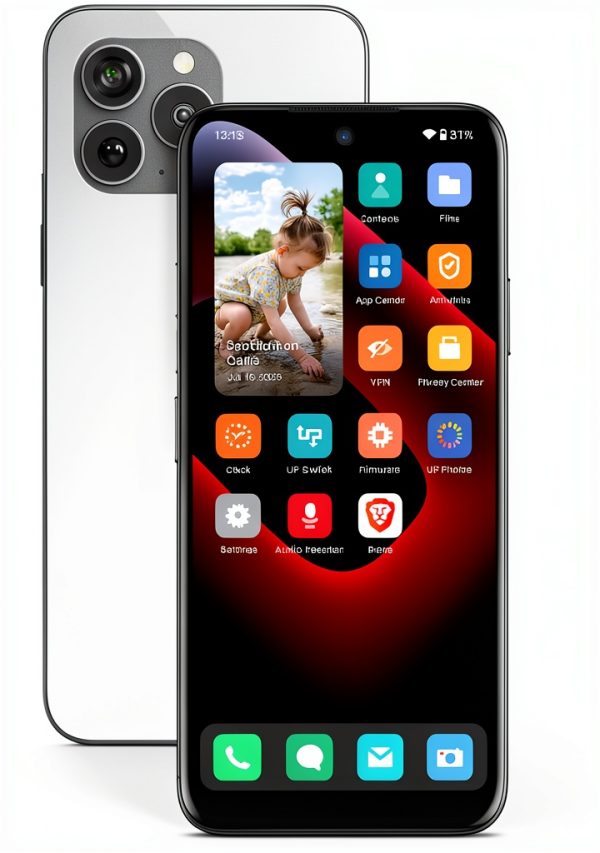 Unplugged UP Phone 256GB Unlocked Privacy Gray Smartphone-0