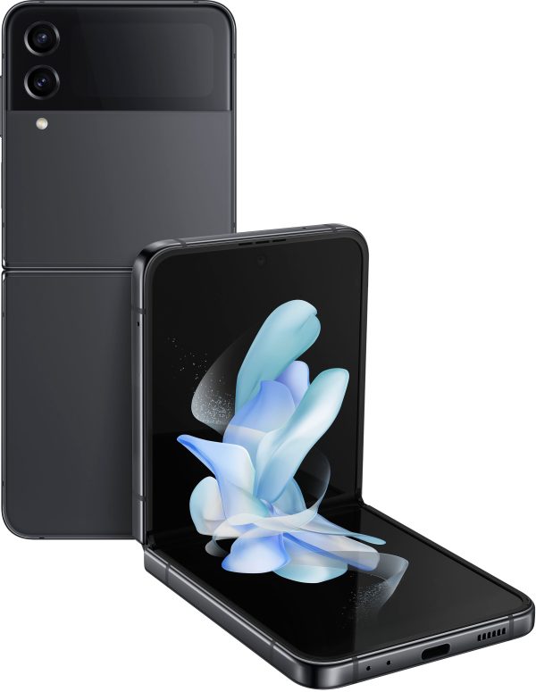 Samsung - Galaxy Z Flip4 128GB (Unlocked) - Graphite-0