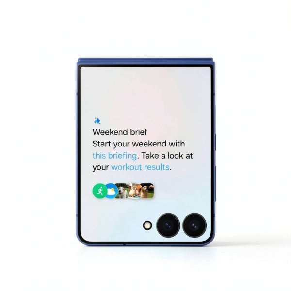 Samsung - Galaxy Z Flip7 256GB - Blue Shadow (Verizon)-5