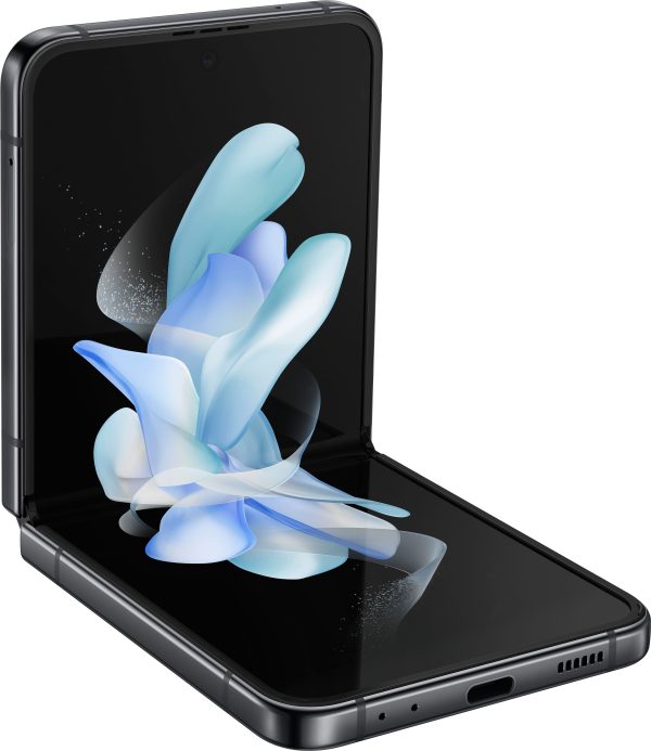 Samsung - Galaxy Z Flip4 128GB (Unlocked) - Graphite-1