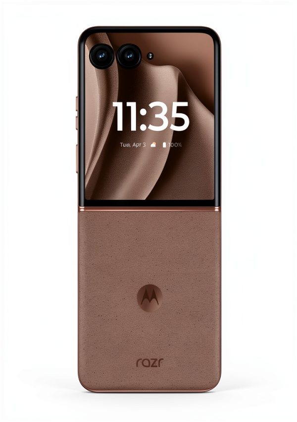 Motorola razr Plus 2025 Unlocked 256GB PANTONE Mocha Mousse Flip Phone-2