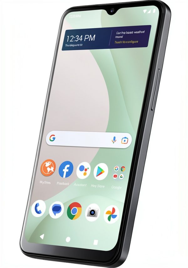 Tracfone BLU View 5 64GB Prepaid Black Smartphone-1